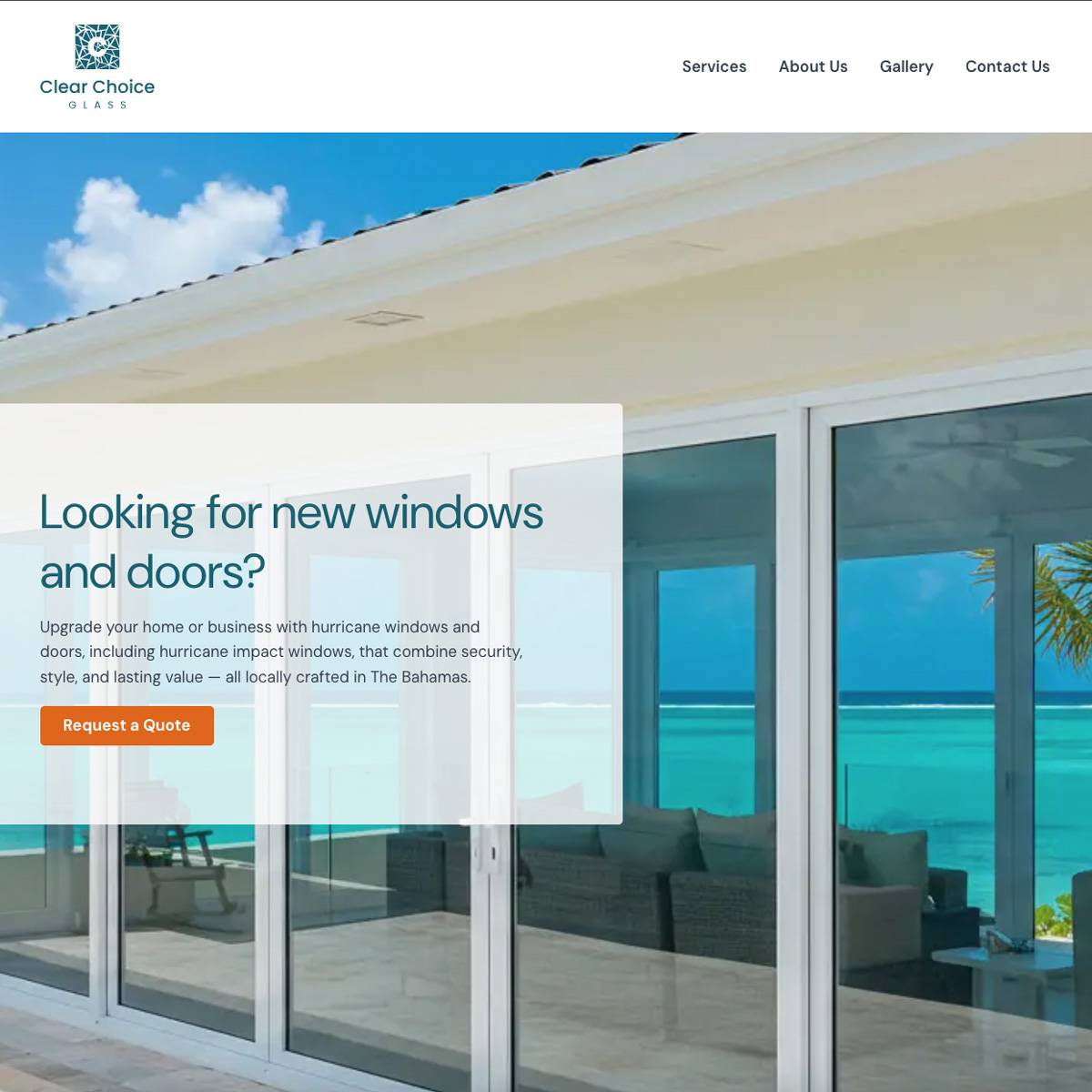 Clear Choice Glass website thumbnail