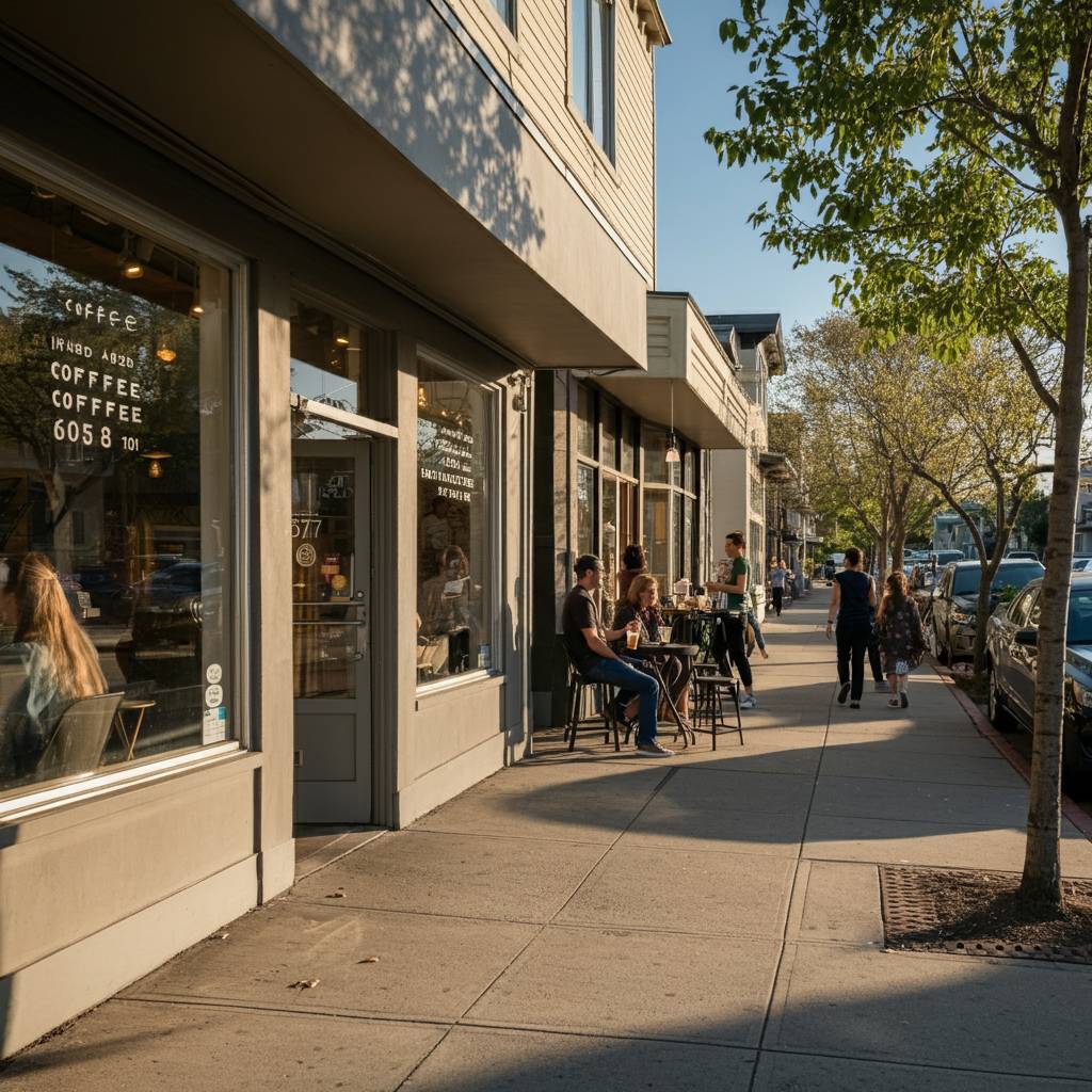 Local business storefront